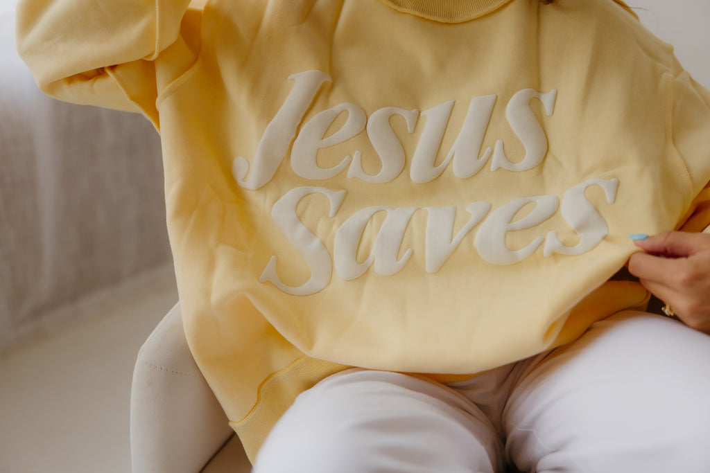 Jesus Saves Mockneck Sweatshirt