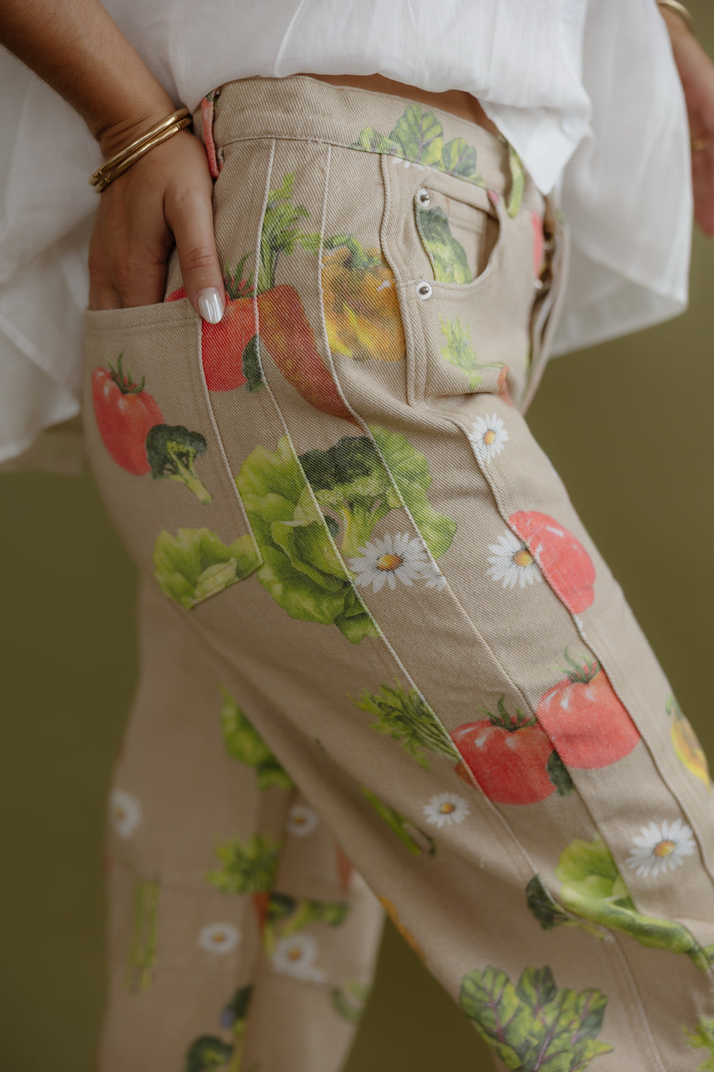 Garden Harvest Barrel Jeans