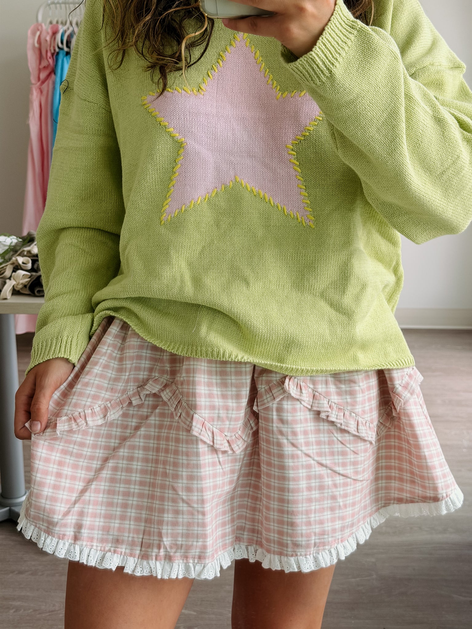 Plaid Prairie Mini Skirt