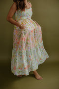 Tiered Multi Floral Maxi
