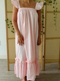 Baby Pink Maxi Dress