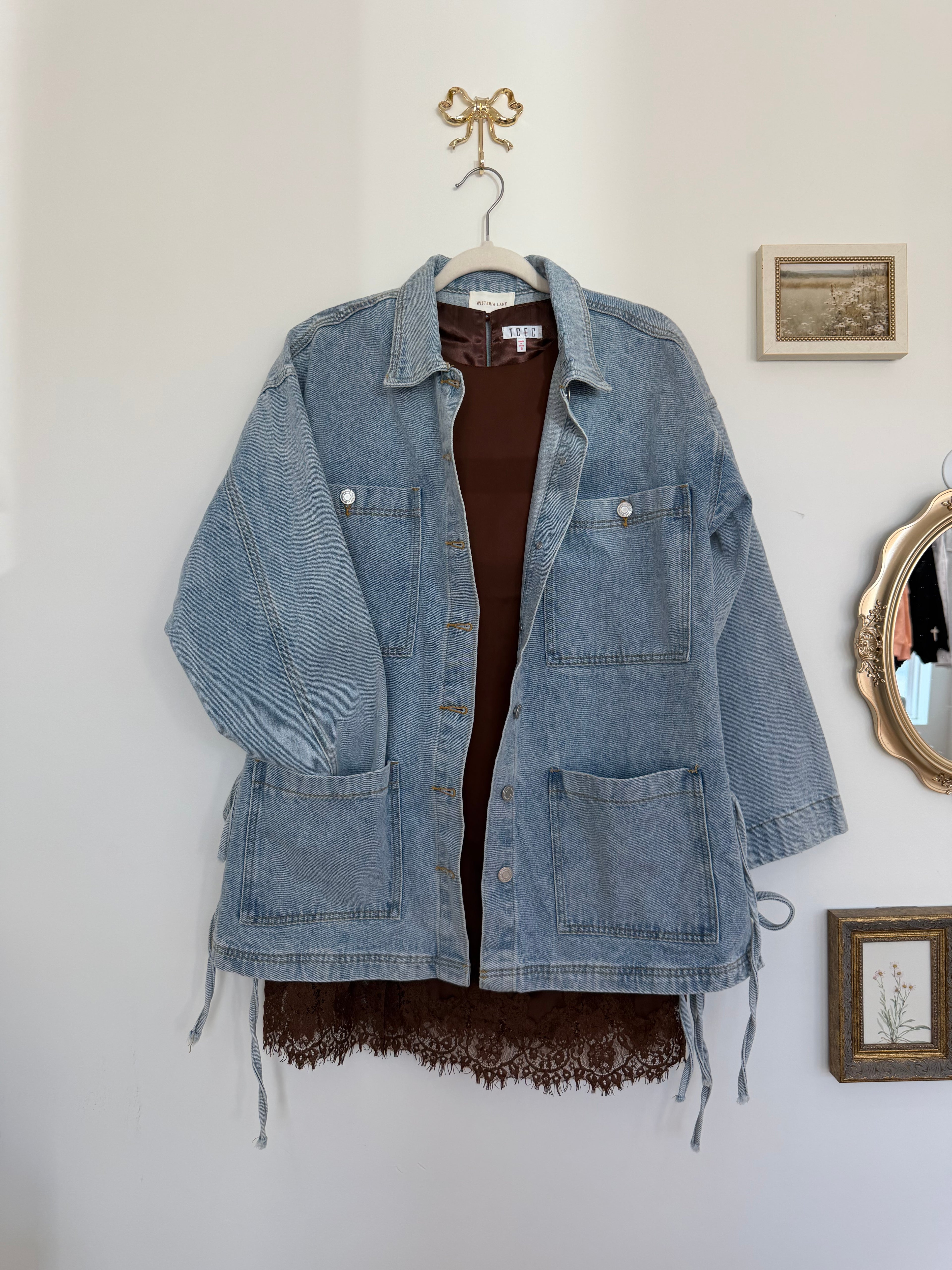 Tied Up Denim Jacket