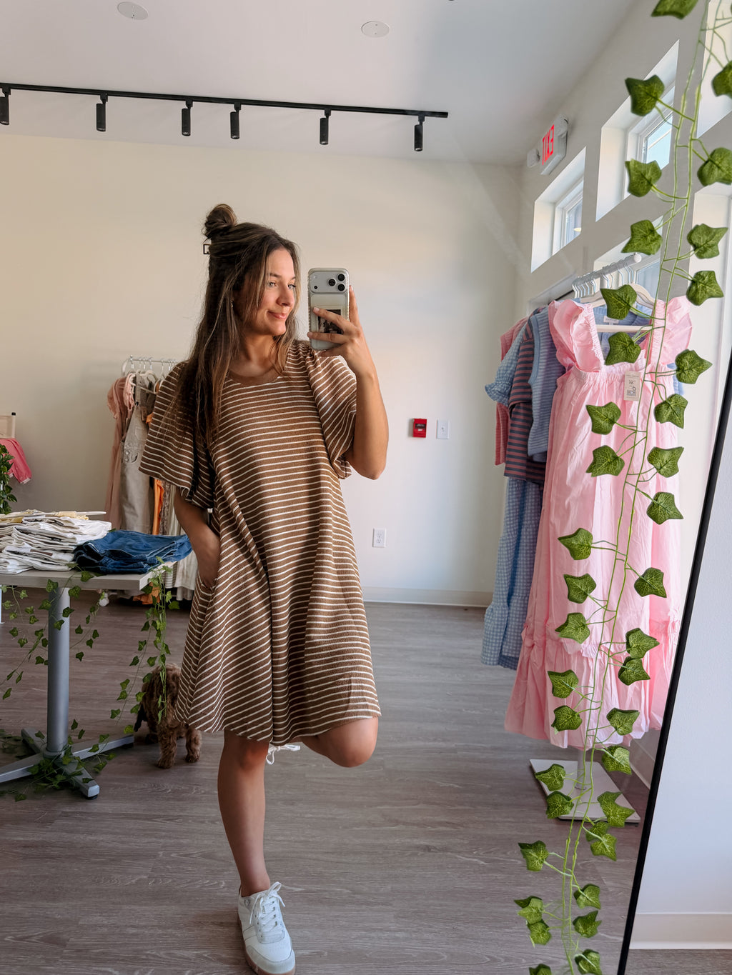 Mud Striped Dress