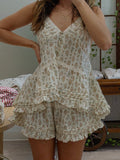 Fall Forward Floral Shorts