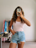 Icy Pink Polkadot Tank