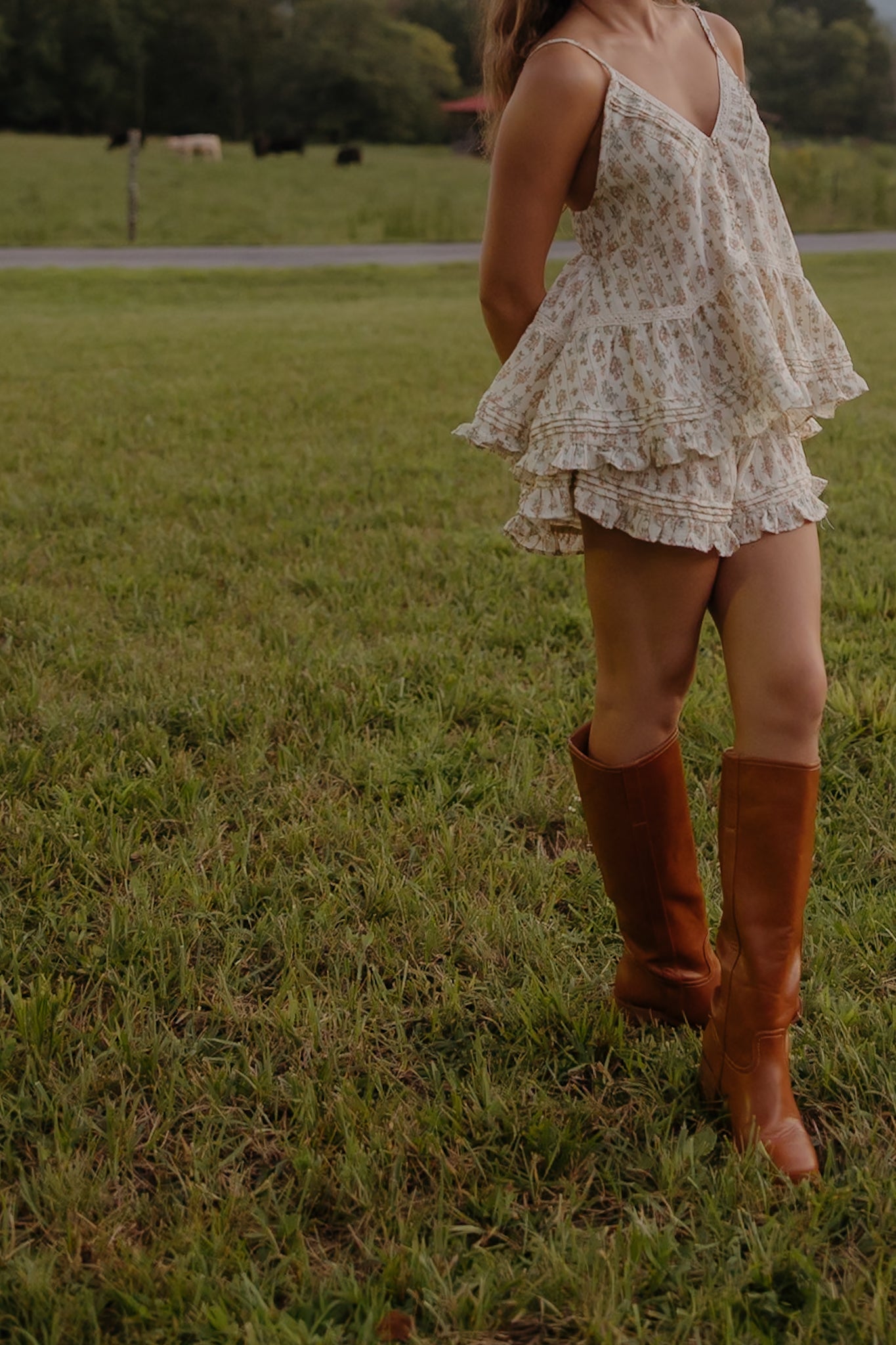 Fall Forward Floral Shorts