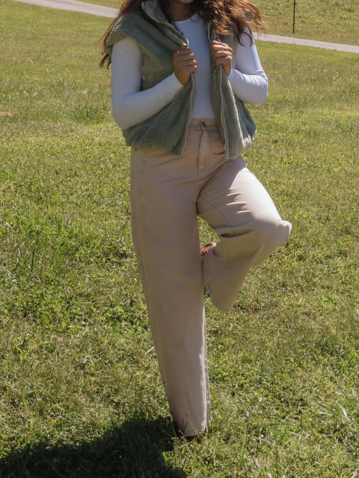 Pale Pink Jeans