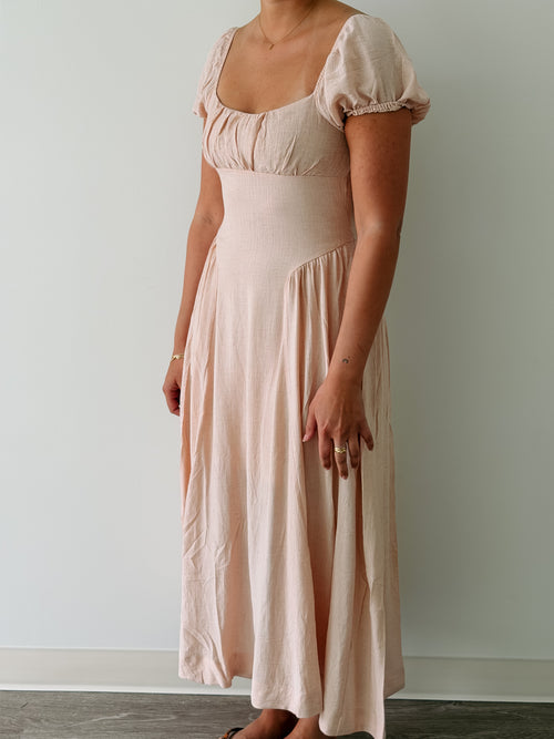 Blush Away Maxi Dress