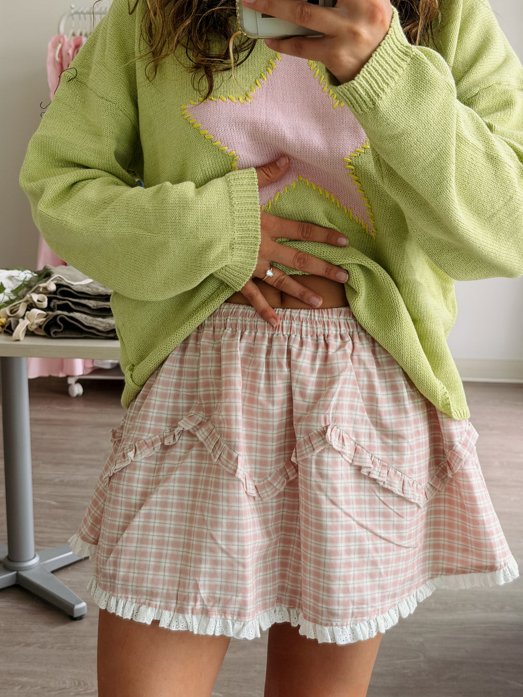 Plaid Prairie Mini Skirt