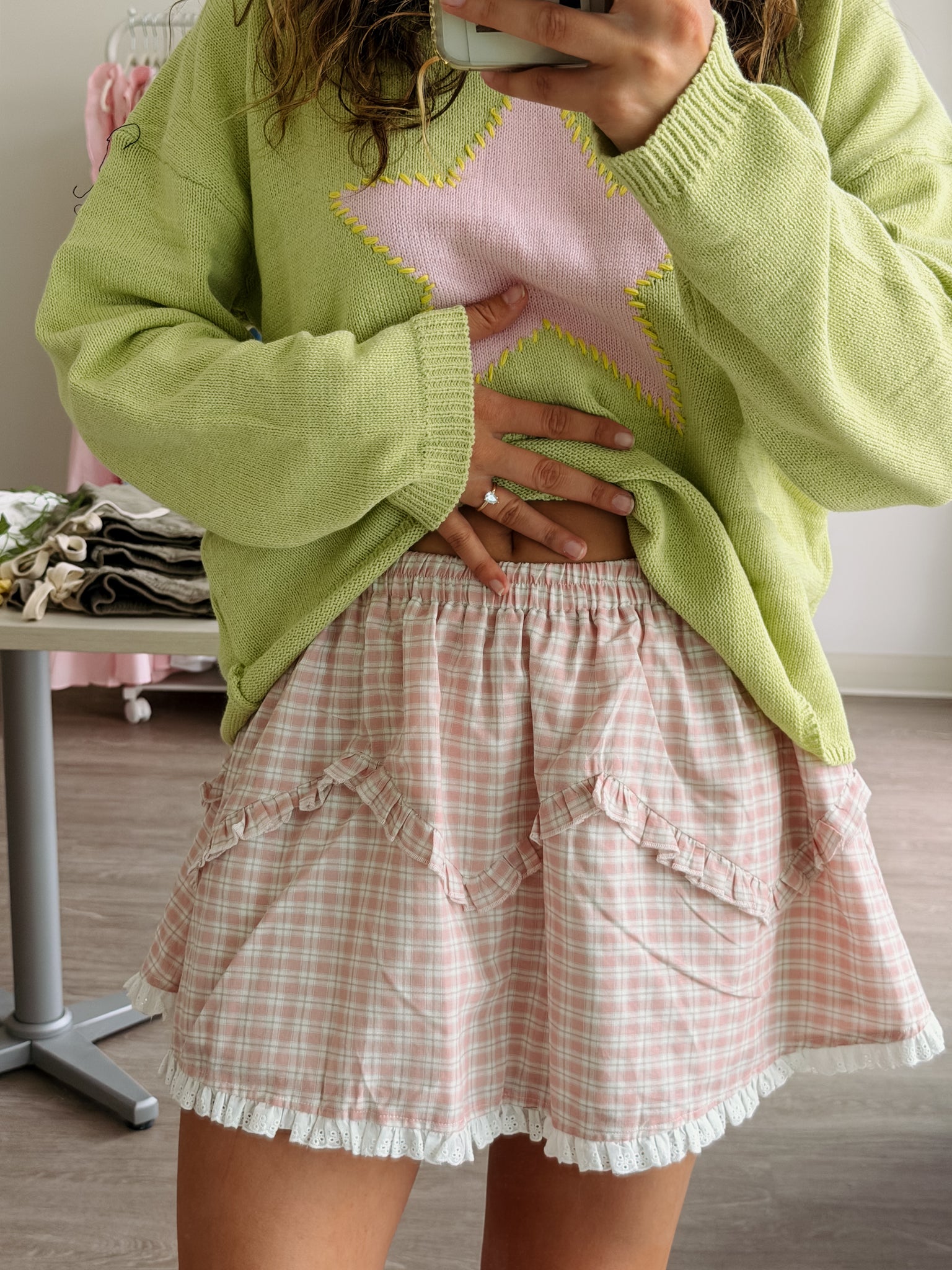 Plaid Prairie Mini Skirt