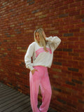 Pink on Pink Striped Pants
