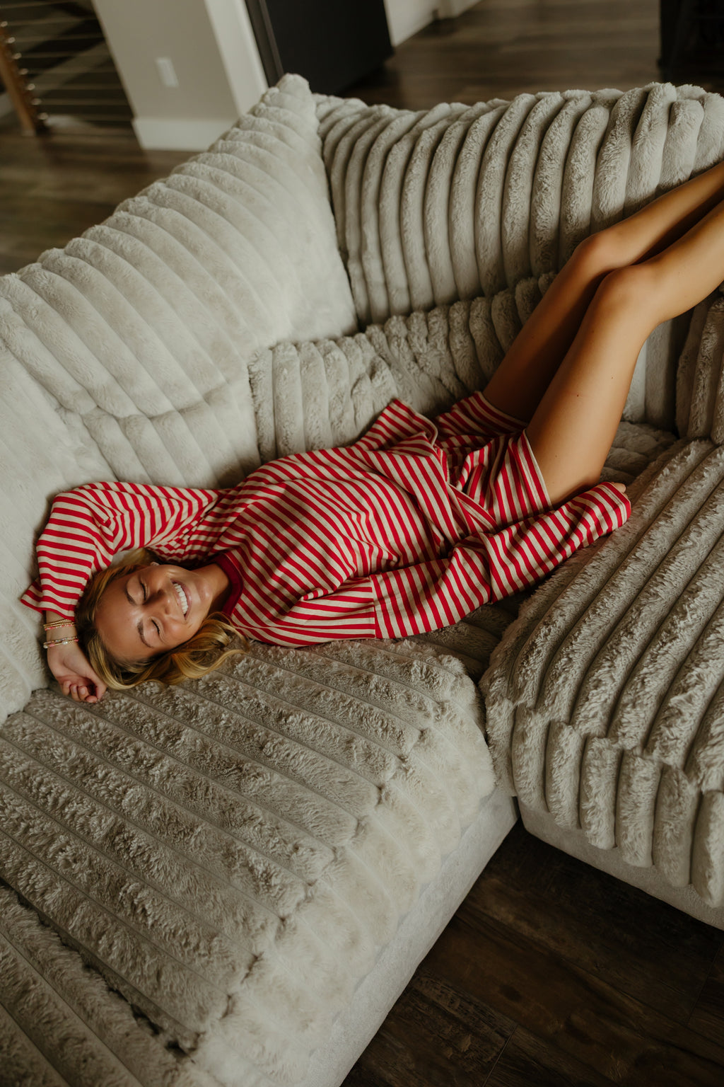 Red Striped Long Sleeve