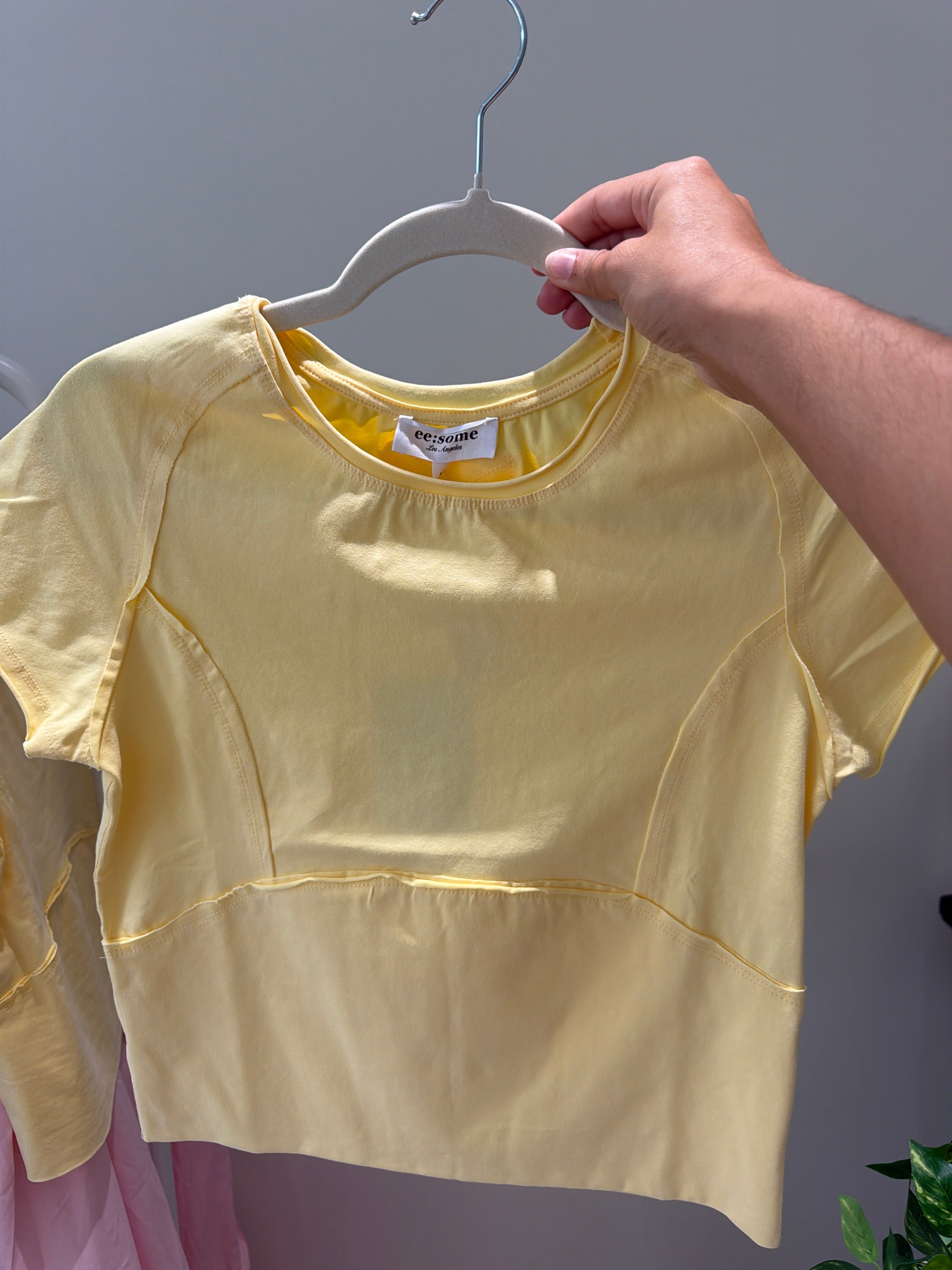 Butter Yellow Basic Top