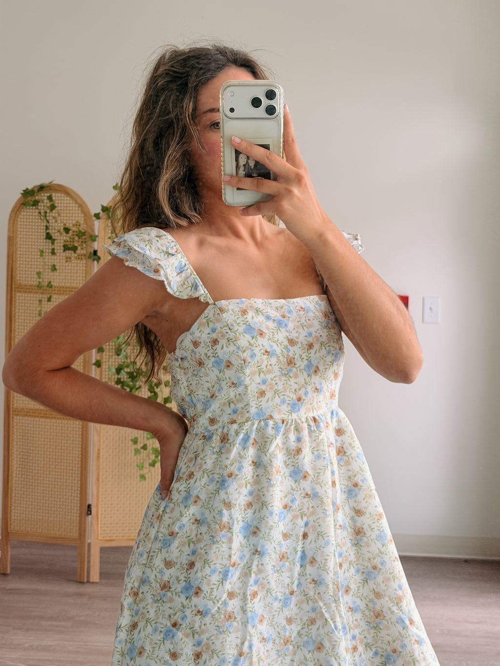 Petal Whispers Maxi Dress