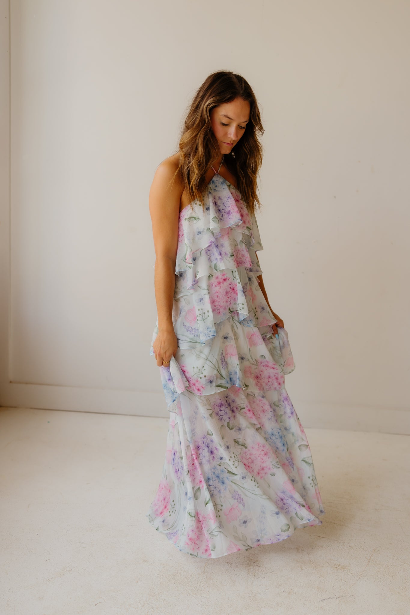 Pretty Floral Maxi Dress