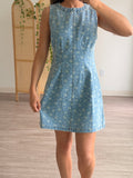 Floral Washed Denim Dress