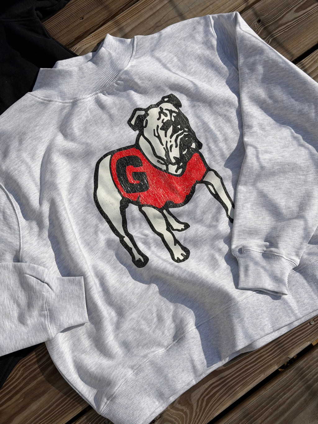 Georgia Bulldog Mockneck
