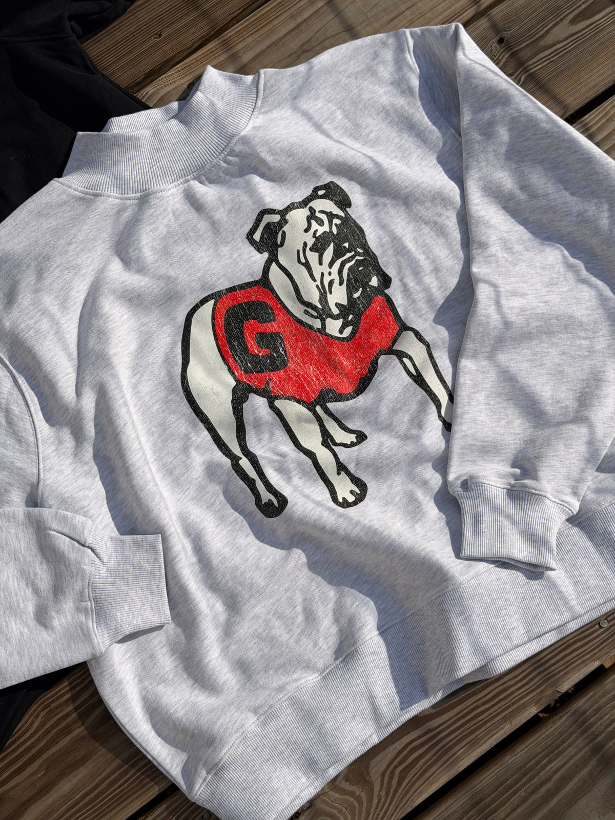 Georgia Bulldog Mockneck