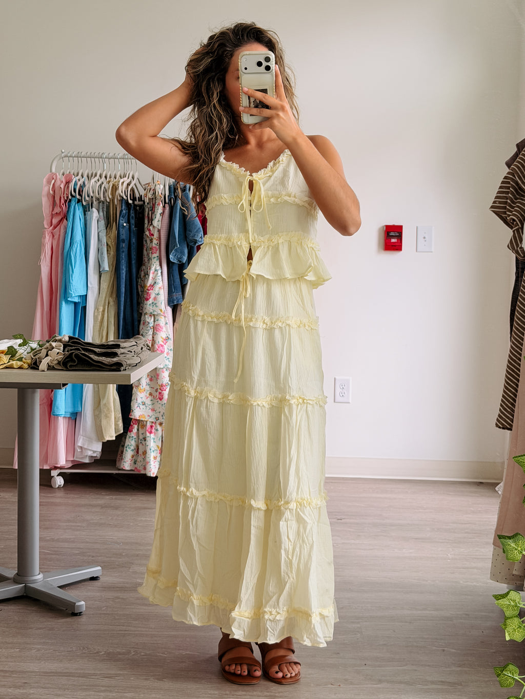 Taffy Yellow Maxi Set
