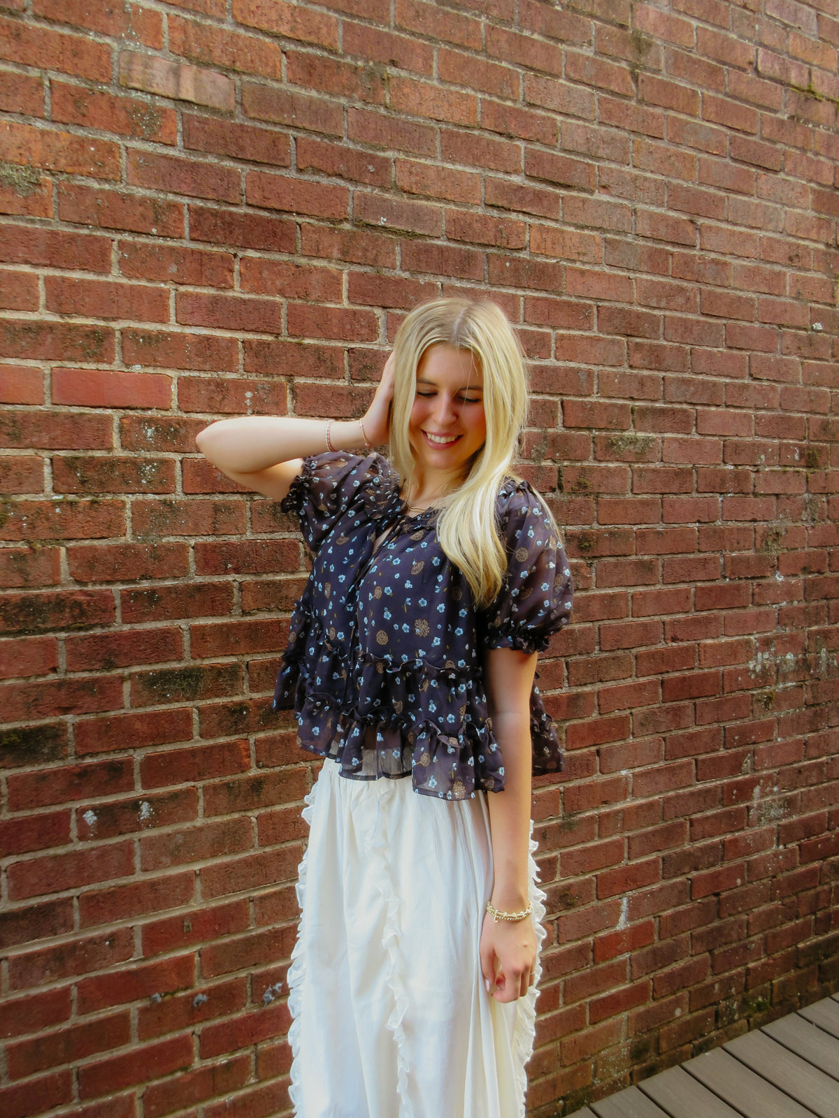 Moonlight Floral Top