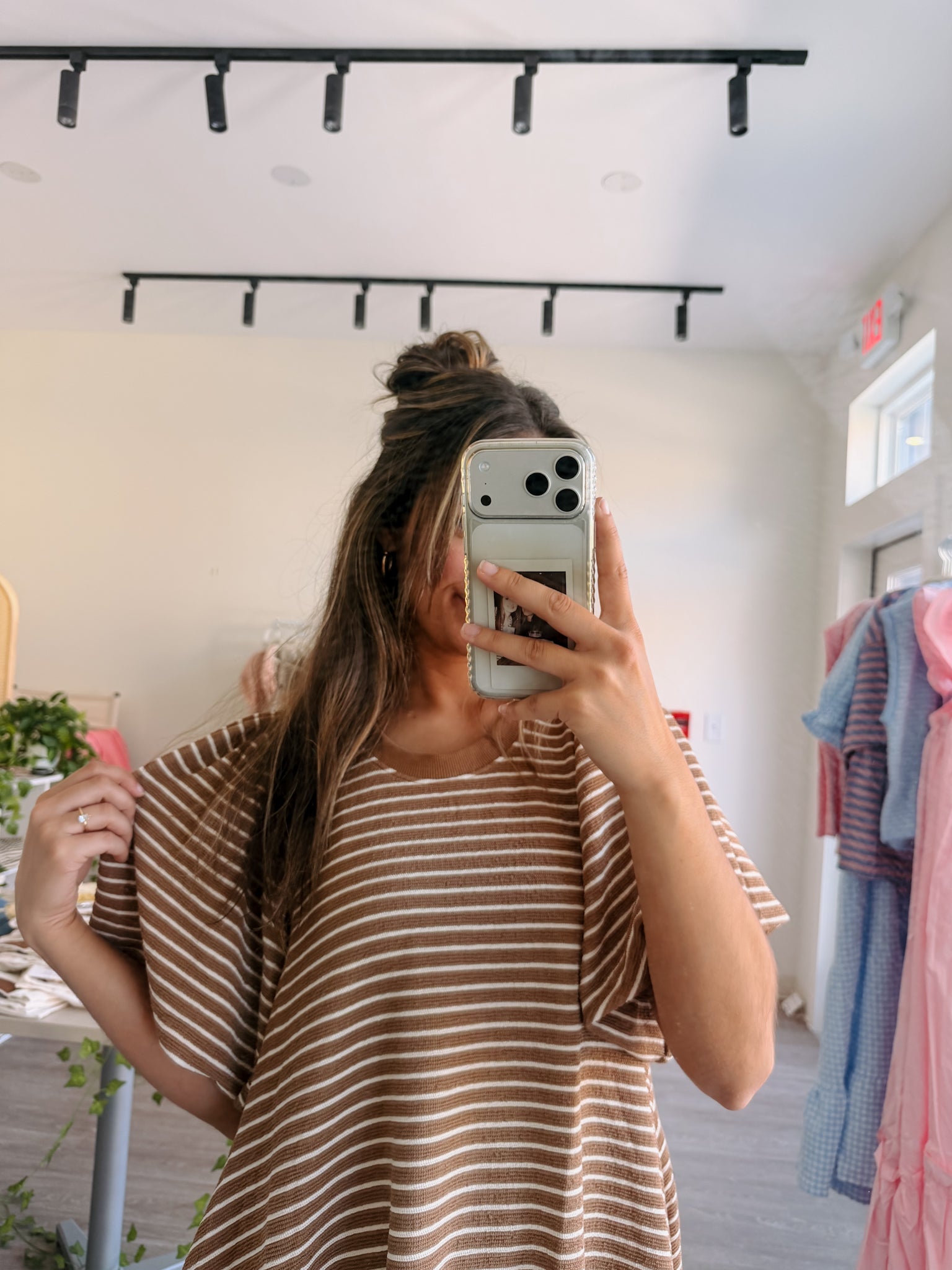 Mud Striped Dress