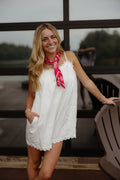 White Lace Romper