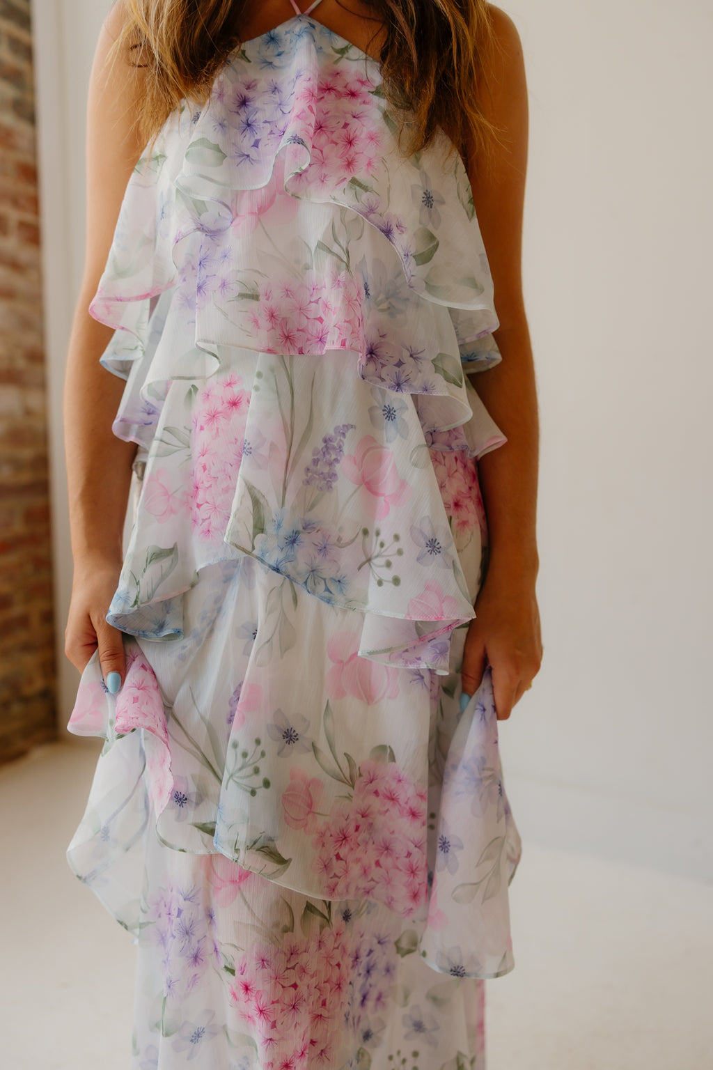 Pretty Floral Maxi Dress