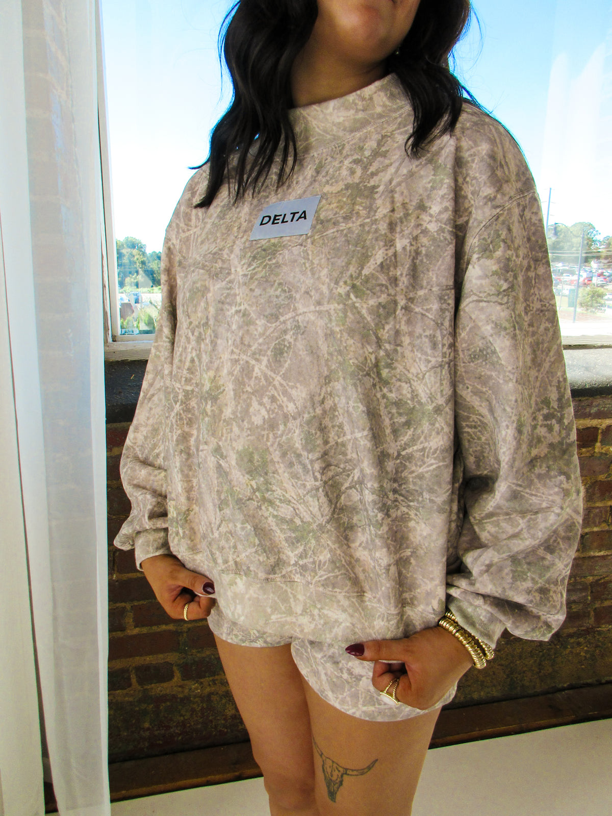 Delta Dawn Camo Mockneck Set