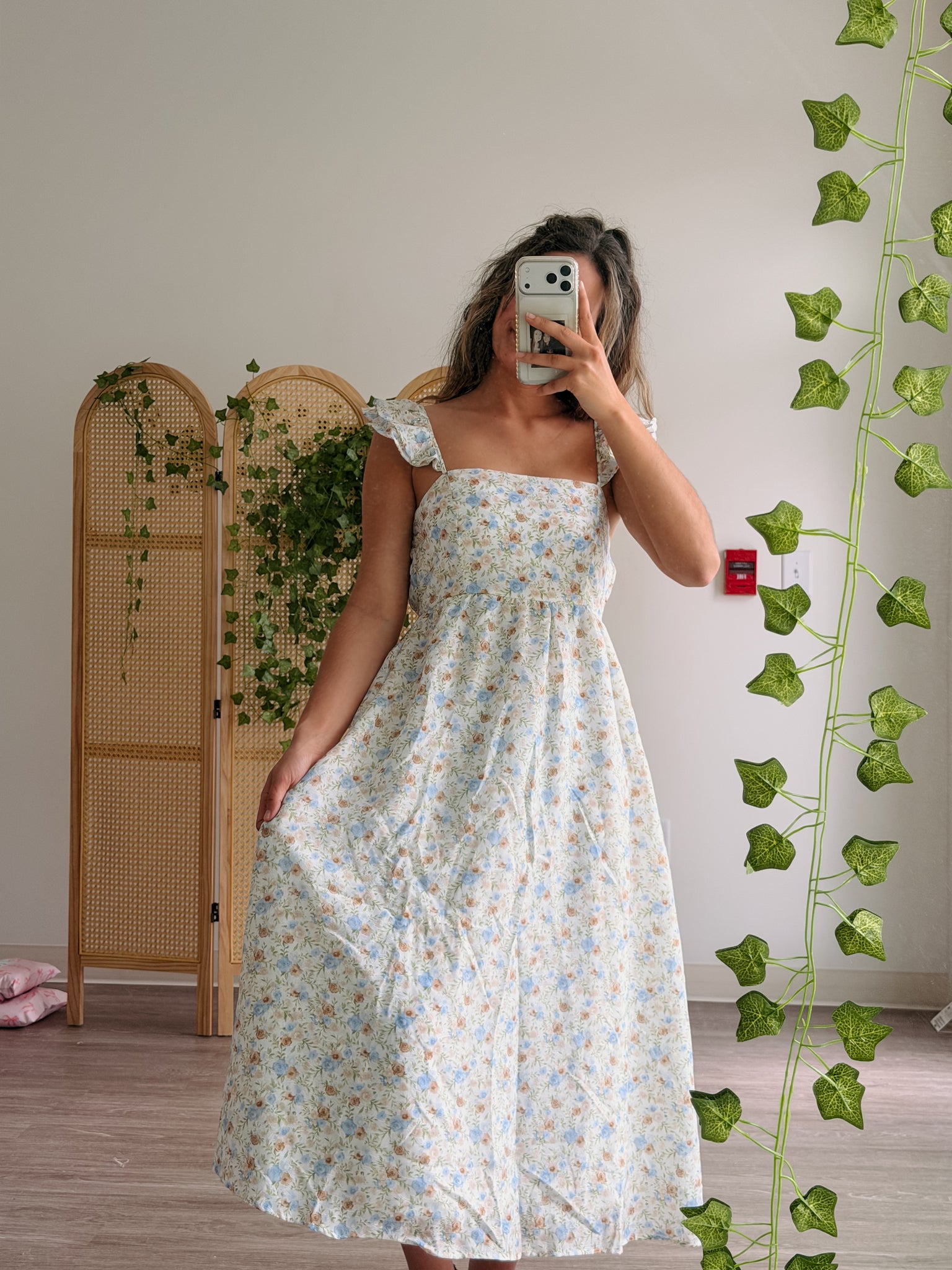 Petal Whispers Maxi Dress