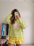 Green Star Dazzle Sweater