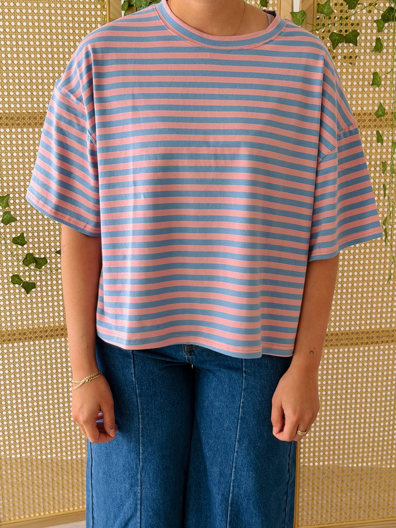 Cotton Candy Striped Tee