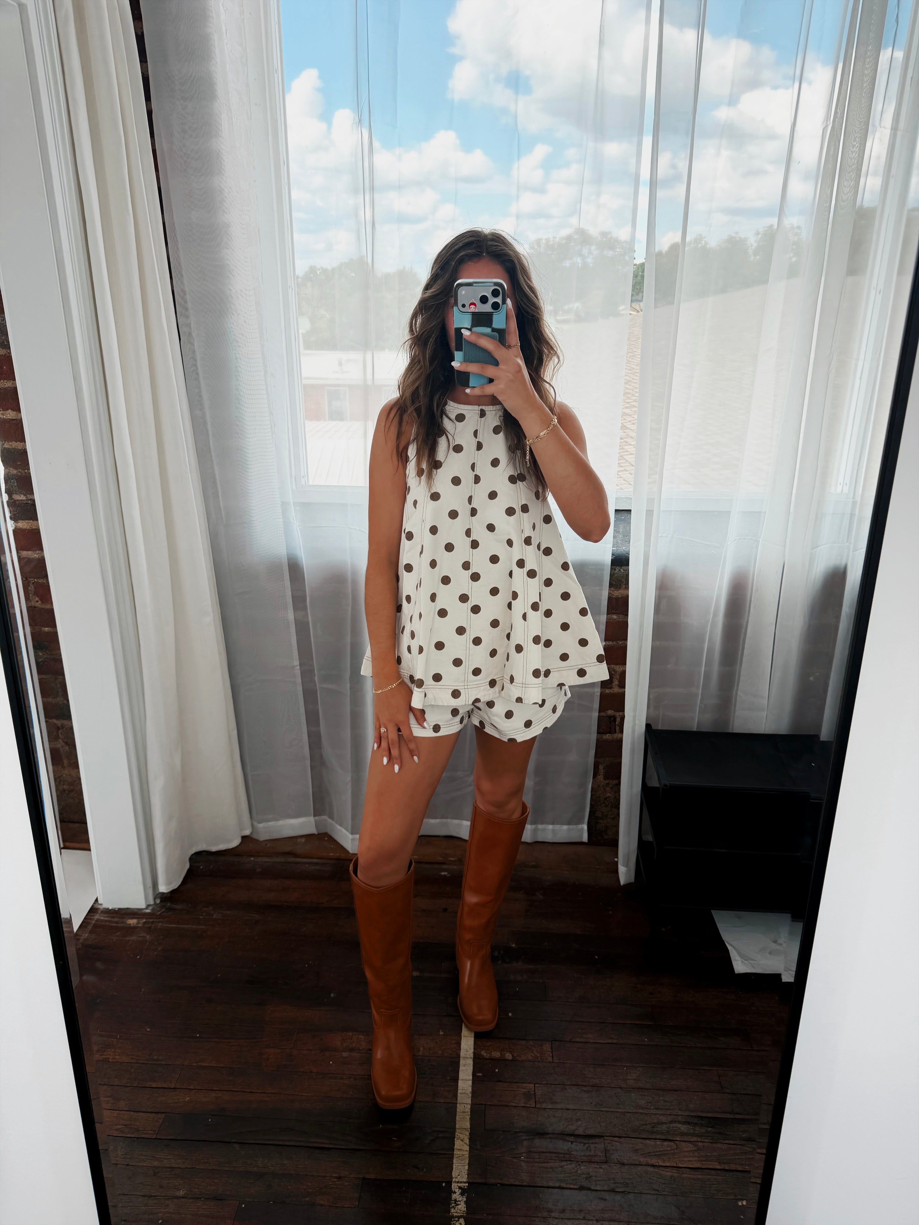 Double Dottie Top