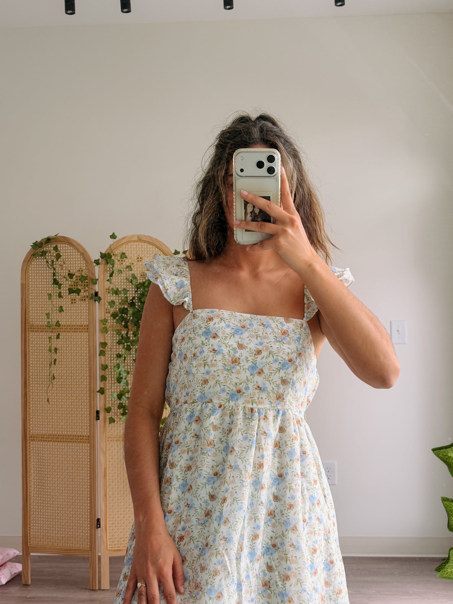Petal Whispers Maxi Dress