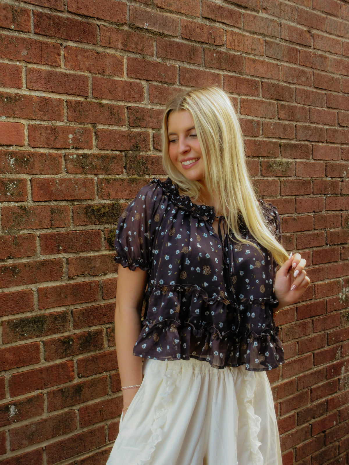 Moonlight Floral Top