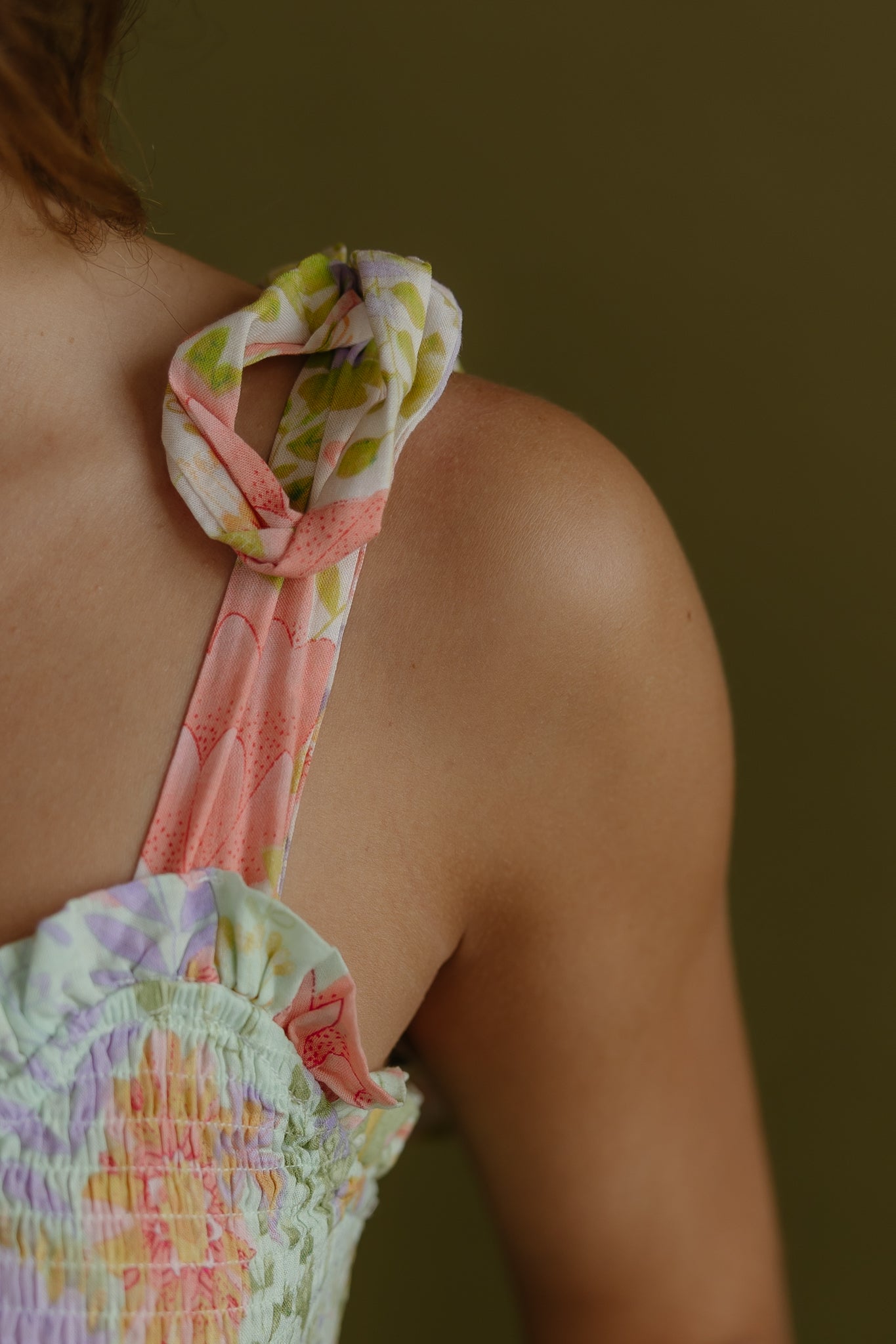 Tiered Multi Floral Maxi