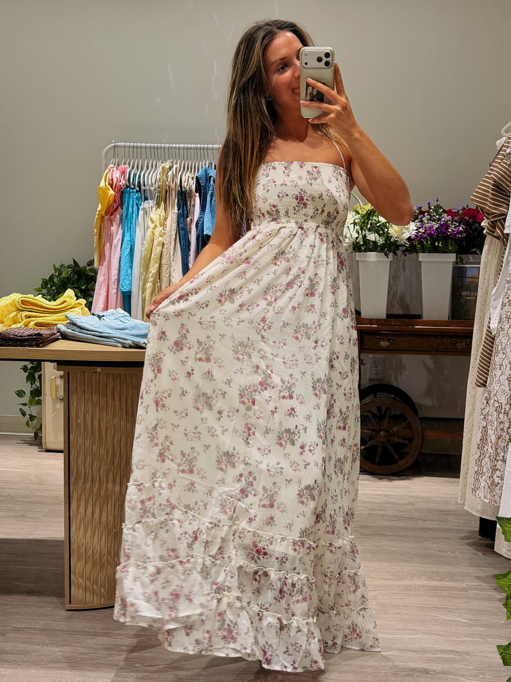 Sugar Plum Floral Maxi