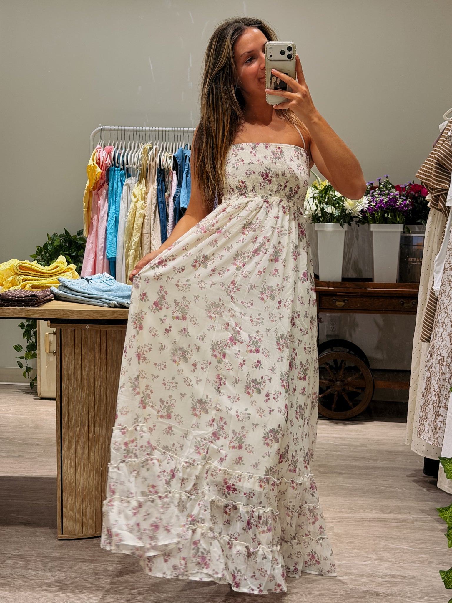 Sugar Plum Floral Maxi