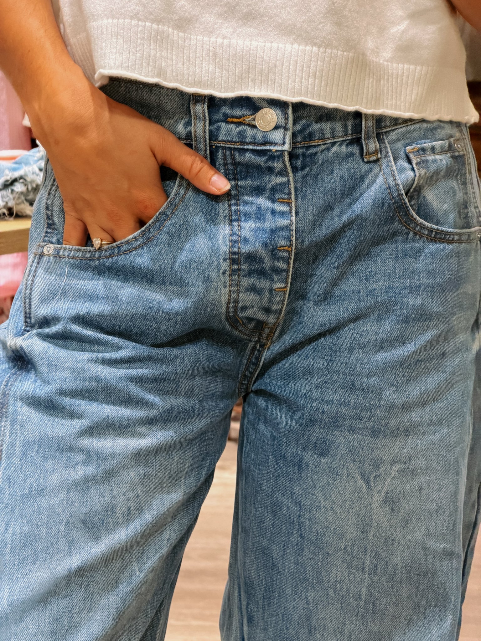 Just 4 Me Barrel Jeans