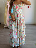 Feeling Floral Tiered Maxi