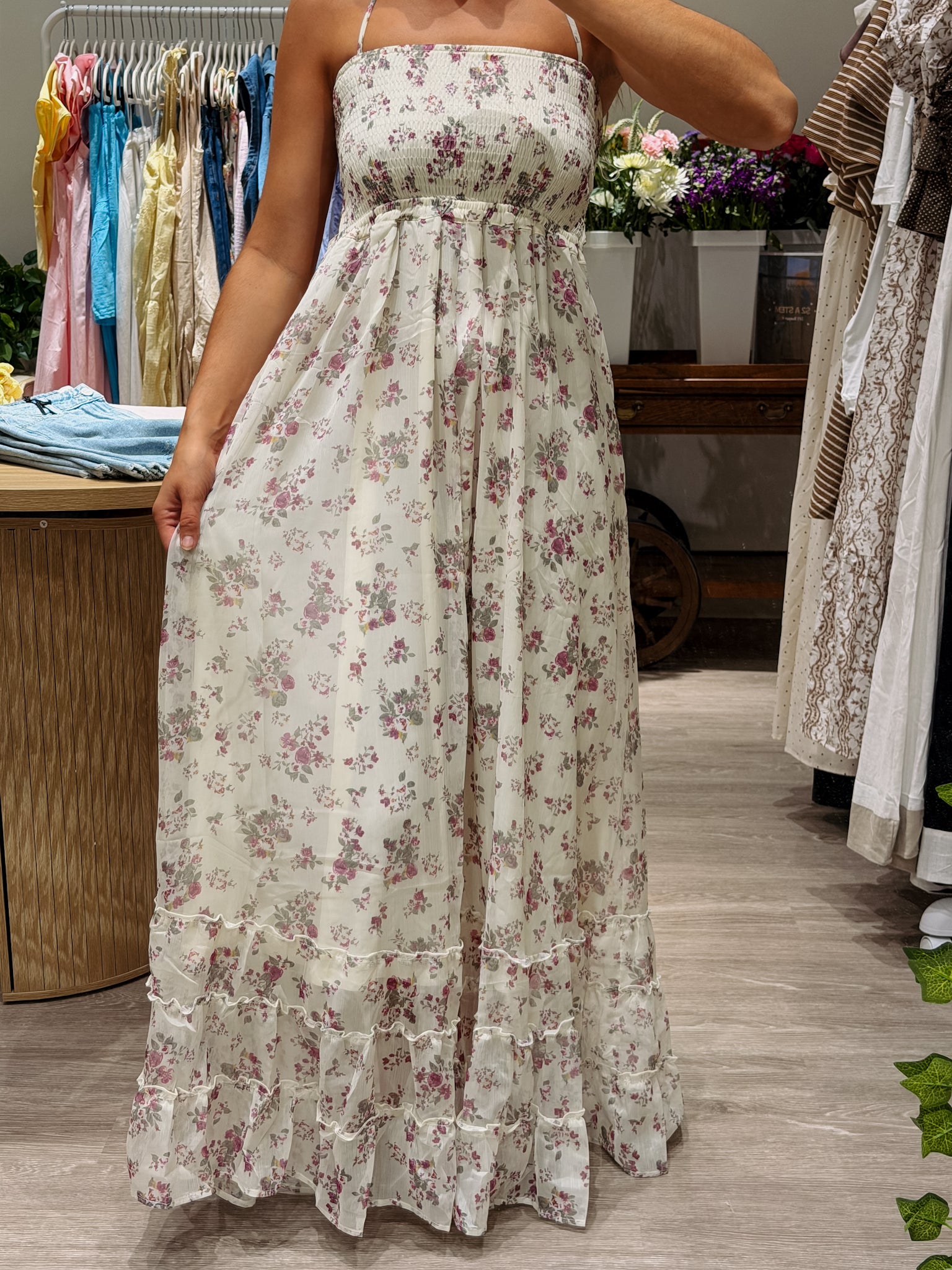 Sugar Plum Floral Maxi