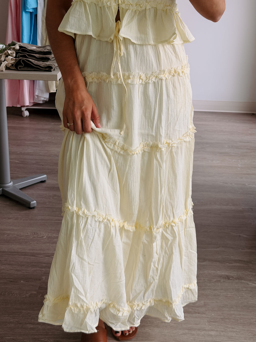 Taffy Yellow Maxi Set