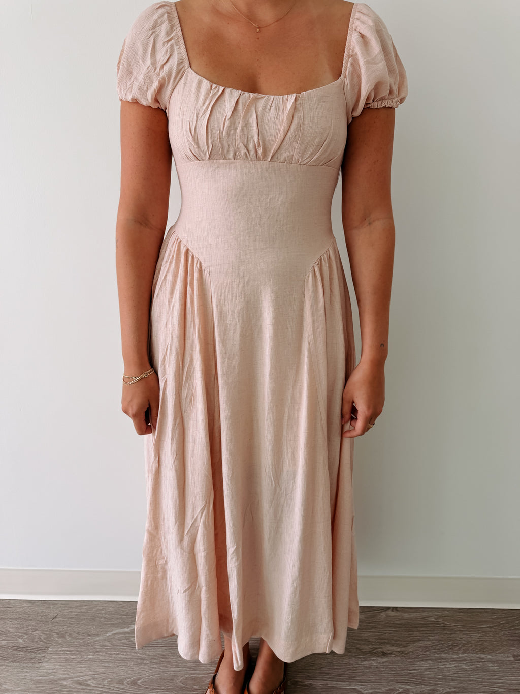 Blush Away Maxi Dress