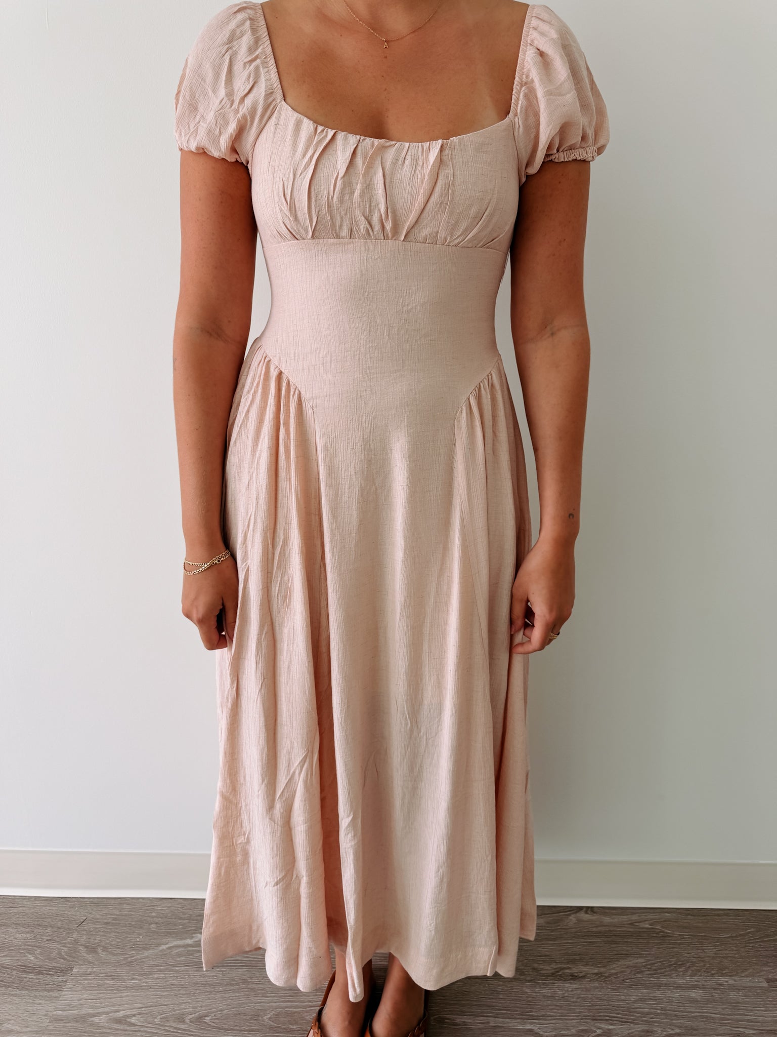 Blush Away Maxi Dress