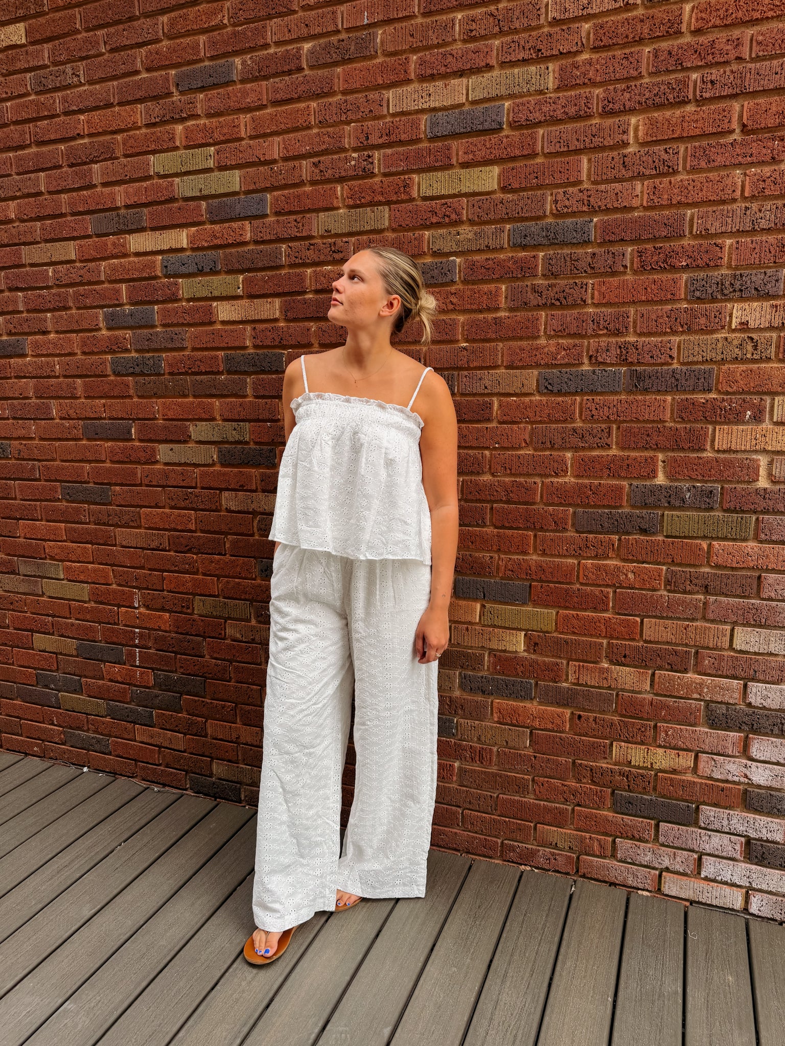 White Lace Set Top