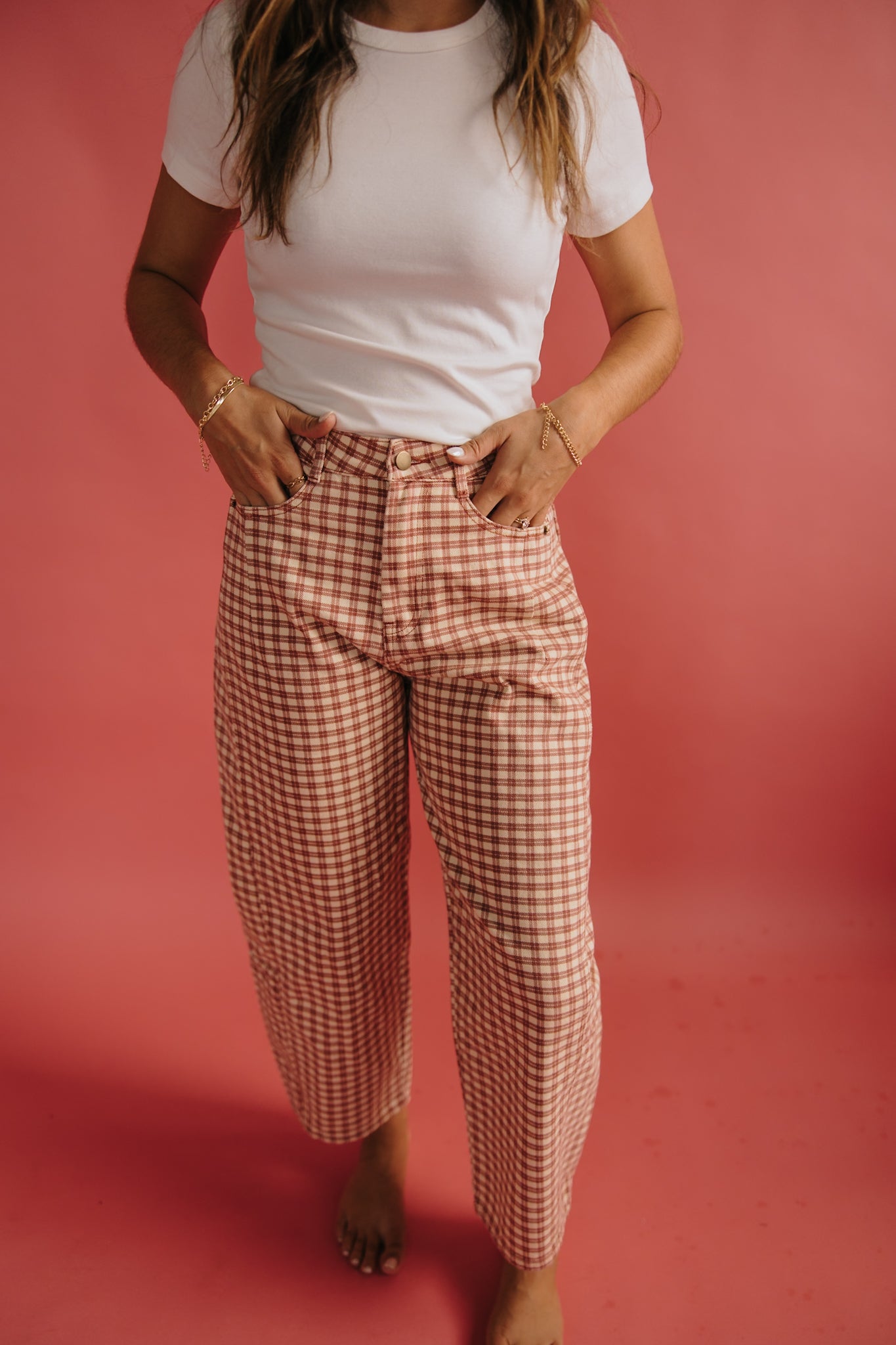 Basic Ivory Fitted Top