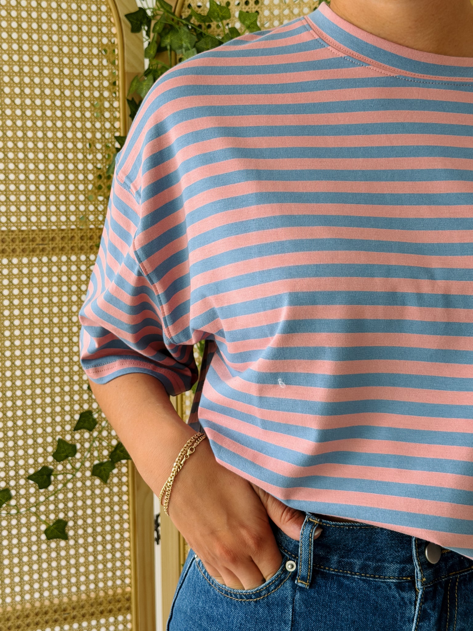 Cotton Candy Striped Tee